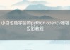 小白也能学会的python opencv栅格投影教程