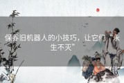 保养旧机器人的小技巧，让它们“永生不灭”