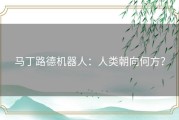 马丁路德机器人：人类朝向何方？
