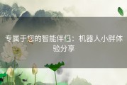 专属于您的智能伴侣：机器人小胖体验分享