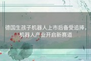德国生孩子机器人上市后备受追捧，机器人产业开启新赛道
