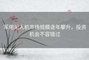 军用无人机市场规模逐年攀升，投资机会不容错过