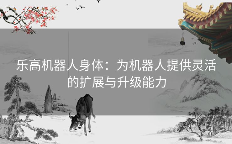 乐高机器人身体：为机器人提供灵活的扩展与升级能力